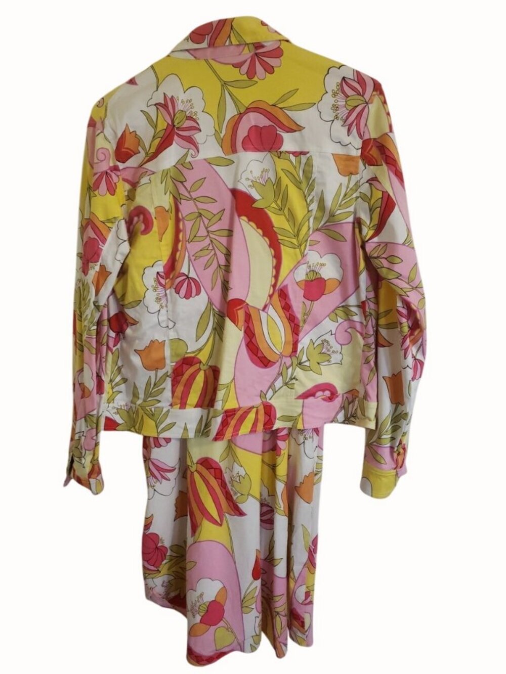Tori Richard Honolulu Dress Jacket Set Womens 10 Dress 12 Jacket Tropical Cotton - Picture 9 of 15